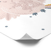 Baby Bird Pink Happy Day Poster | Wall Print ポスター (角)