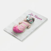 Baby birth stats add name place date keepsake memo ポストイット (アングル)