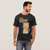 Baby Birthday One Wild Lion Animals Celebration Bo Tシャツ (正面フル)