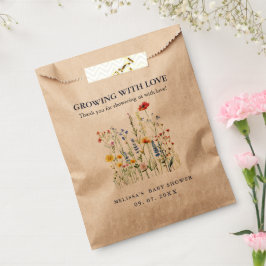 Baby bloom Baby shower Seed Packet Favors フェイバーバッグ
