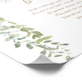 Baby Blue Balloon Boy Baby Showerとは言わない ポスター (角)