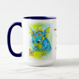 Baby Blue Dragon Mug マグカップ