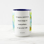 Baby Blue Dragon Mug マグカップ (中央)