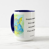 Baby Blue Dragon Mug マグカップ (正面左)