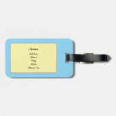 Baby Blue Luggage Tag ラゲッジタグ (裏面横)