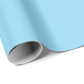 Baby Blue Solid Wrapping Paper Roll ラッピングペーパー (ロールコーナー)