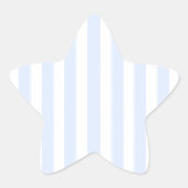 baby blue stripes 星シール (正面)
