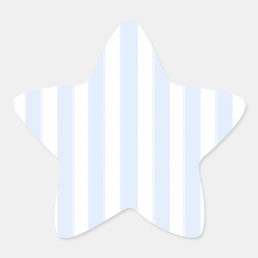 baby blue stripes 星シール (正面)