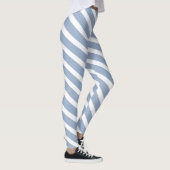 Baby Blue & White Stripe Leggings レギンス (右)