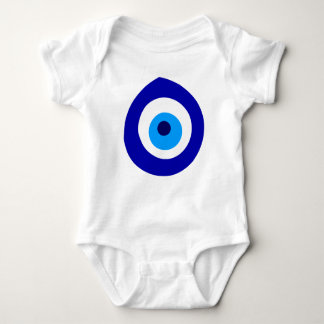 Baby Body mit Blau Nazar! ベビーボディスーツ