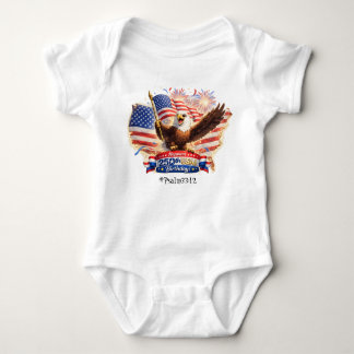 baby bodysuit Blessed Happy 250th Birthday USA! ベビーボディスーツ