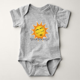Baby Bodysuit : Take a Nap (grey) ベビーボディスーツ