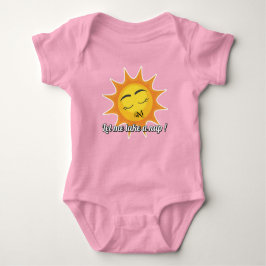 Baby Bodysuit : Take a Nap (pink) ベビーボディスーツ