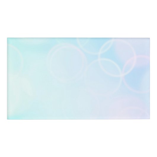 Baby Bokeh - Blue 名札 (正面)