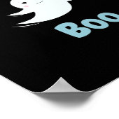 Baby Boo Cute Halloween Kids Or Couples Gift ポスター (角)