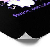 Baby Boo Sweet Toddler Halloween Design ポスター (角)