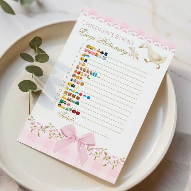 Baby Books Emoji Pictionary Goose Pink Game (クリエイターアップロード済み)