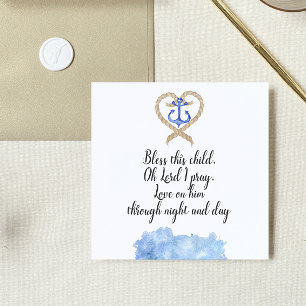 Baby Boy Baptism スタンダードカクテルナプキン