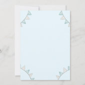 Baby Boy Birth Announcement 案内状 (裏面)