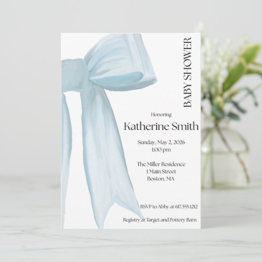 Baby Boy Blue Ribbon 招待状 (スタンド正面)