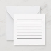 Baby Boy Congratulations Newborn Birth Card ノートカード (裏面)