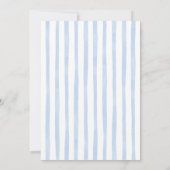  Baby Boy Denim Blue Jean Baby Shower Invitation 招待状 (裏面)