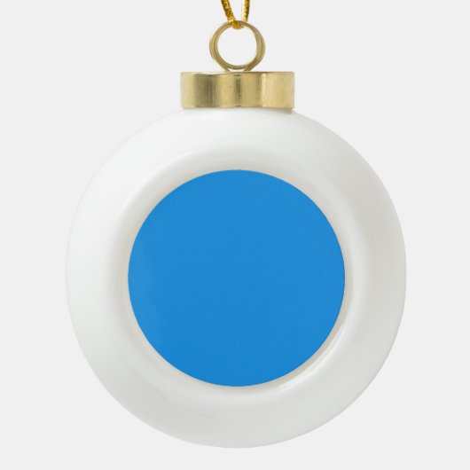 Baby Boy’s First Christmas Photo Ornament – セラミックボールオーナメント (正面)