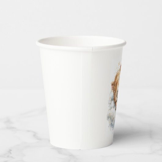 Baby Boy Shower • Capybara Design 紙コップ (右)