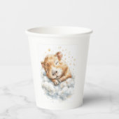 Baby Boy Shower • Capybara Design 紙コップ (正面)