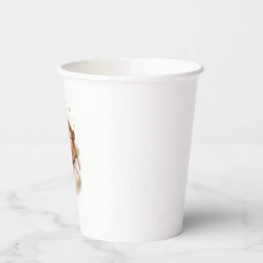 Baby Boy Shower Cup • Capybara Design 紙コップ (左)