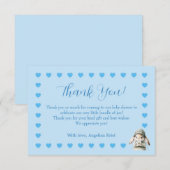 Baby Boy Shower Thank You Card サンキューカード (正面/裏面)