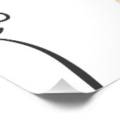 Baby Boy Shower Welcome Sign • Capybara Theme ポスター (コーナー)