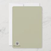 Baby Boy Tropical Jungle Safari Shower Invitation 招待状 (裏面)