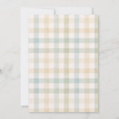 Baby Boy Vintage Baby Shower Invitation 招待状 (裏面)