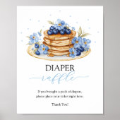 Baby Brunch Diaper Raffle Baby Shower Game ポスター (正面)