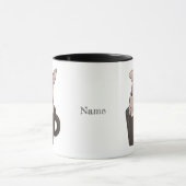 Baby bunny in mug マグカップ (中央)