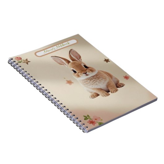 Baby Bunny Pastel Notebook ノートブック (右側)