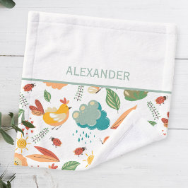 Baby burp cloth farm, shoulder cloth ウォッシュタオル