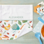 Baby burp cloth farm, shoulder cloth ウォッシュタオル