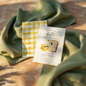 Baby Butter Yellow Baby Shower 招待状