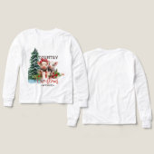 Baby Calfs - Country Christmas Wishes  LS T-Shirt (デザイン 正面＆背面)