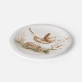 Baby Carriage Baby Shower Paper Plate ペーパープレート (アングル)