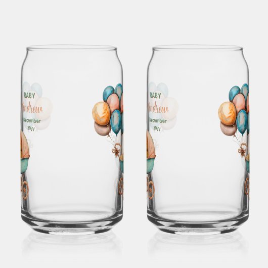 Baby Carriage Soda Glass ガラス缶 (右)