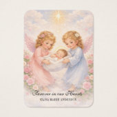 Baby Catholic Funeral Memorial Holy Card - (正面)