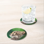 Baby Cheetah Coaster ラウンドペーパーコースター (インサイチュ)