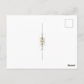 Baby Cheetah postcard ポストカード (裏面)