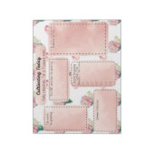 Baby Chick Fresh Spring Mindset Daily Intention ノートパッド (回転)