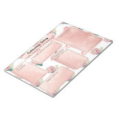 Baby Chick Fresh Spring Mindset Daily Intention ノートパッド (アングル)