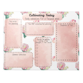 Baby Chick Fresh Spring Mindset Daily Intention ノートパッド