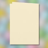 Baby Chick Happy Easter Egg Blue Yellow Flowers カード